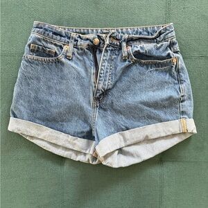 Highest Rise Mom Jean Shorts